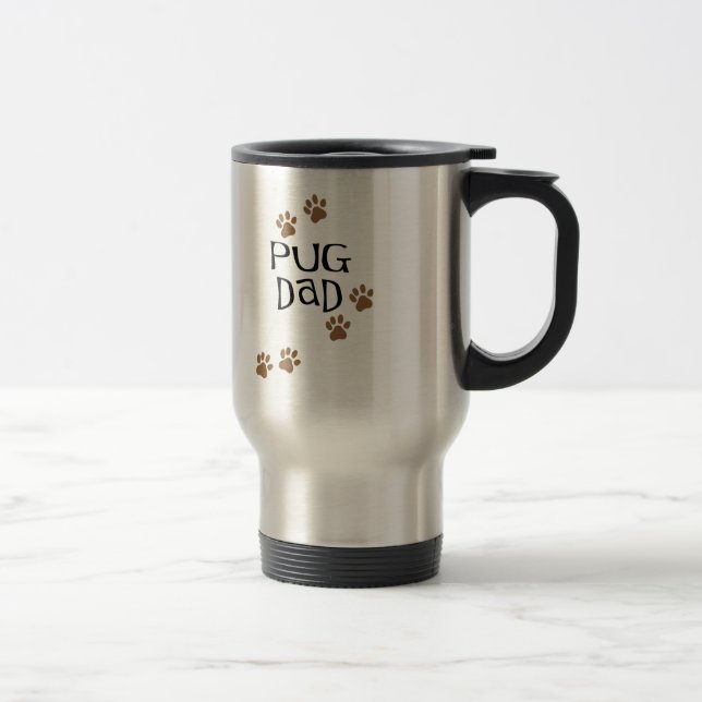 Caneca Térmica Pai do Pug (Direita)