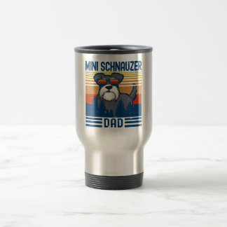 Caneca Térmica Pai Mini Schnauzer | Cachorro Schnauzer Melhor Min