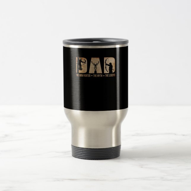 Caneca Térmica Pai O Presente De Caça Ao Arco Mito Legenda (Centro)