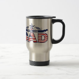 Caneca Térmica Pai, pai, um pai nascido natural