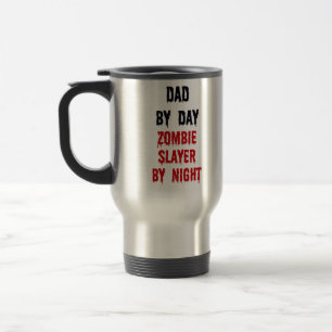 Caneca Térmica Pai por dia Zombie Slayer by Night