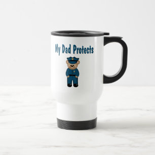 Caneca Térmica Pai Protege Urso Policial