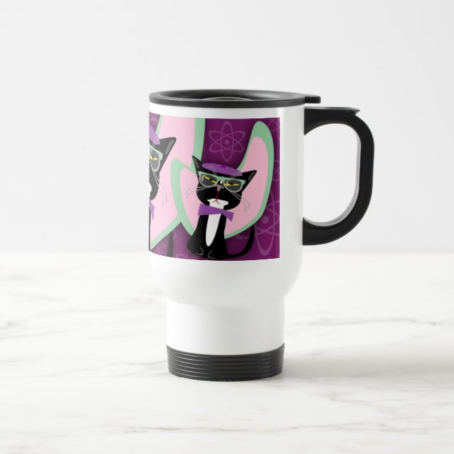 Caneca Térmica Pai Purrsville-O Gatinho Beatnik (Direita)