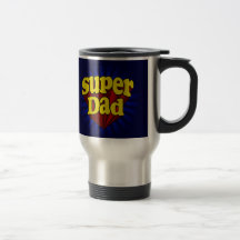Pai super, super-herói vermelho/amarelo/dia dos