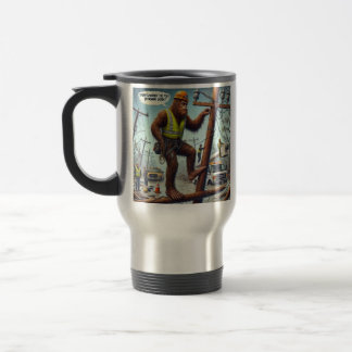 CANECA TÉRMICA PAI TRABALHANDO NO POLO PARA QUE A MAMÃE NÃO! CANE