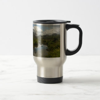 Caneca Térmica Paisagem bonita de Nova Zelândia. Silêncio,