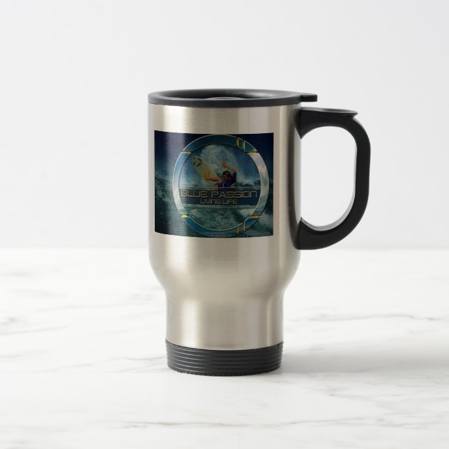Caneca Térmica paixão azul (Direita)