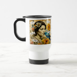 Caneca Térmica Palavras Inspiradoras Personalizadas e Senhora Vin