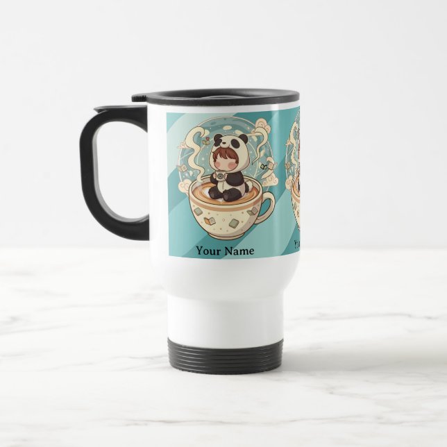 Caneca Térmica Panda Adventure Travel Mug (Esquerda)