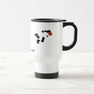 Caneca Térmica Panda Dunking da batida dos desenhos animados