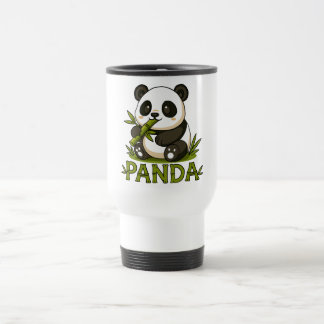 Caneca Térmica panda e bambu