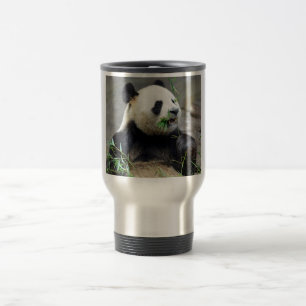 Caneca Térmica Panda gigante comendo bambu