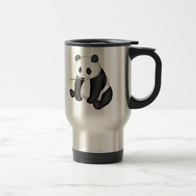 Caneca Térmica Panda que come o bambu (Direita)