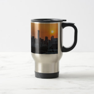 Caneca Térmica Pankok skyline sunset panorama