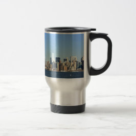 Caneca Térmica Panorama de Manhattan Nova York