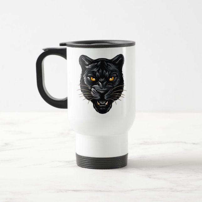 Caneca Térmica Pantera Negra (Esquerda)