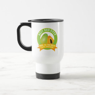 Caneca Térmica Papá bonito Ya a melhor chalaça engraçada da fr