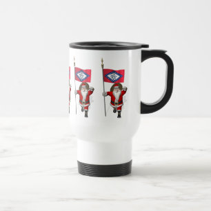 Caneca Térmica Papai Noel Com Alferes De Arkansas