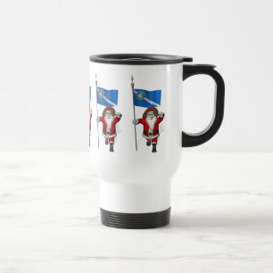 Caneca Térmica Papai Noel Com Alferes De Las Vegas