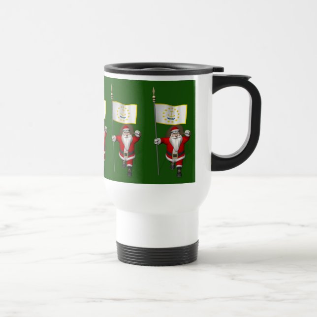 Caneca Térmica Papai Noel Com Alferes De Rhode Island (Direita)