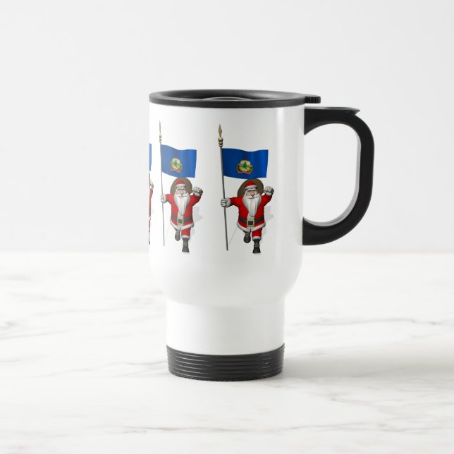 Caneca Térmica Papai Noel Com Alferes De Vermont (Direita)