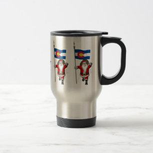 Caneca Térmica Papai Noel Com Alferes Do Colorado