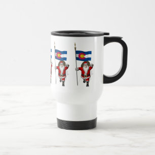Caneca Térmica Papai Noel Com Alferes Do Colorado