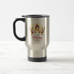 Caneca Térmica Papai Noel está vindo