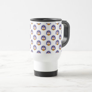 Caneca Térmica Papai Noel Na Chaminé, Neve, Natal, Ano Novo