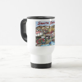Caneca Térmica Papais noeis Barbara Viagem ao trabalho Mug