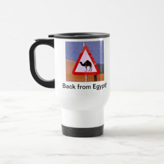 Caneca Térmica Para trás de Egipto não umas férias