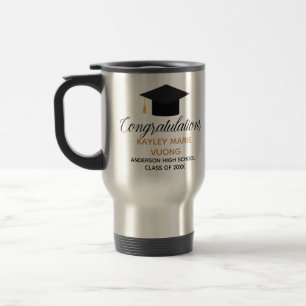 Caneca Térmica Parabéns de graduação Classe de Monograma 2022