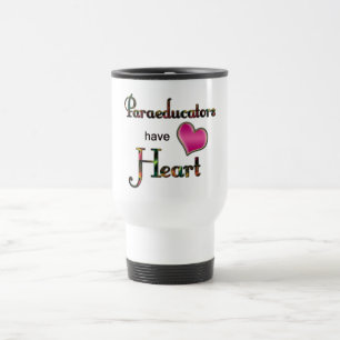 Caneca Térmica Paraeducators tem o coração