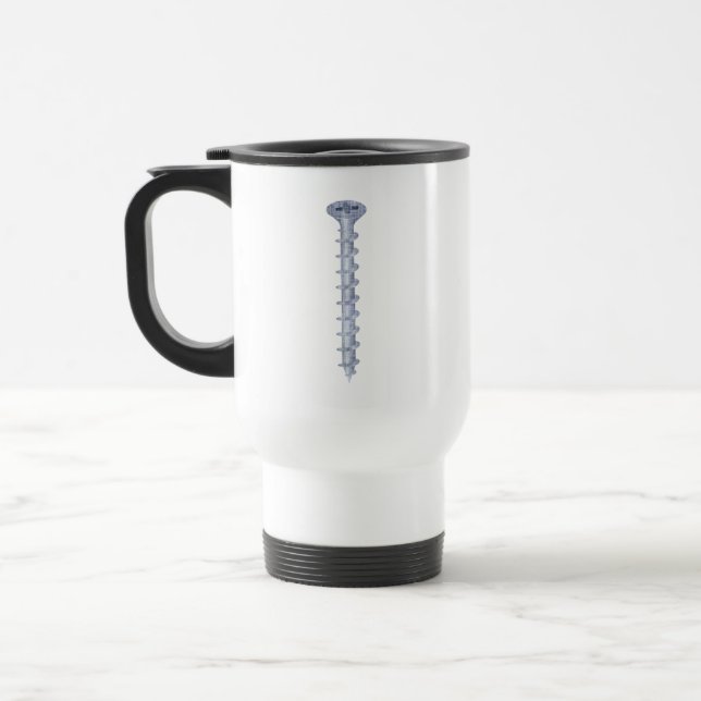 Caneca Térmica Parafuso de madeira (Esquerda)