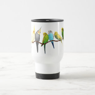 Caneca Térmica Parakeets & Cockatiels!