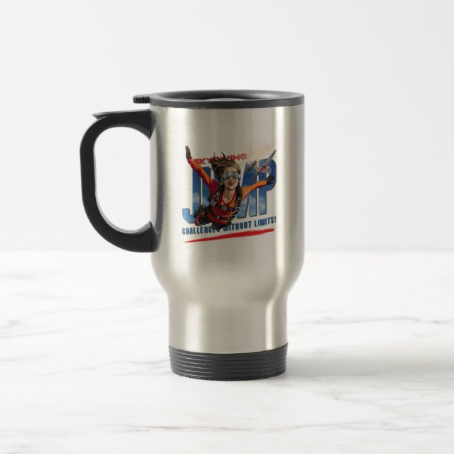 Caneca Térmica Paraquedismo-Sinta a Liberdade Acima das Nuvens |  (Esquerda)