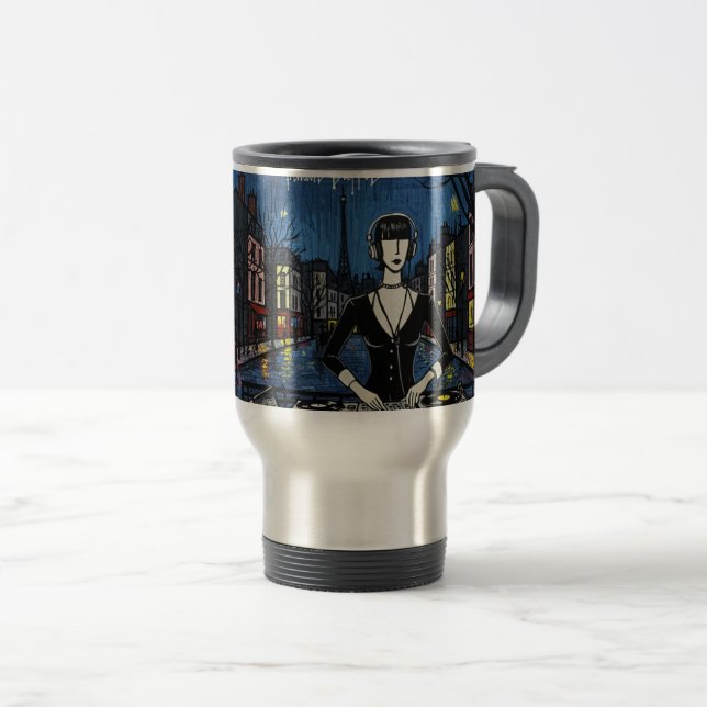 Caneca Térmica Paris DJ Art Collection（クラブカルチャー × パリ アートシリーズ） (Frente Esquerda)