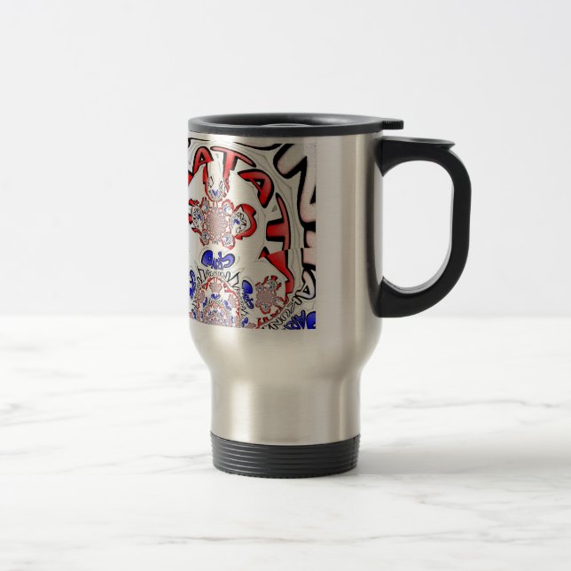 Caneca Térmica Paris é uma bela citação de texto design (Direita)