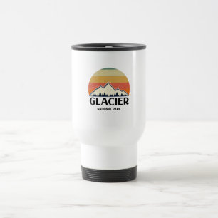 Caneca Térmica Parque Nacional do Glacier Vintage