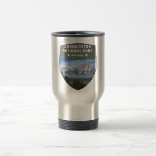 Caneca Térmica Parque Nacional do Vintage Retro Grand Teton