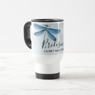 Caneca Térmica Partido Bridal DragonFly BRIDESMAID Personalizado