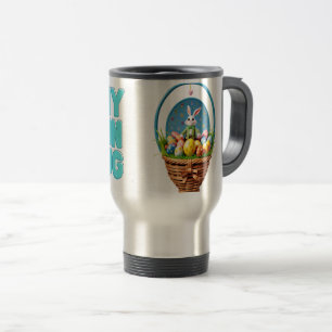 Caneca Térmica Páscoa, coelho, ovos