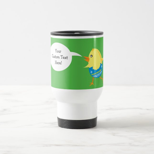 Caneca Térmica Páscoa Pintinho personalizado (Centro)
