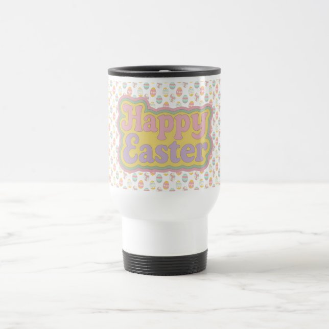 Caneca Térmica Páscoa retrô/vintage dos anos 70 (Centro)