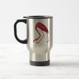 Caneca Térmica Pássaro Vintage, Pia, Flamingo Audubon, Rosa-Ameri