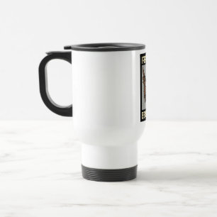 Caneca Térmica Pássaros legal e coloridos que se reproduzem voand