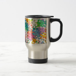 Caneca Térmica Pastel Confetti Hearts