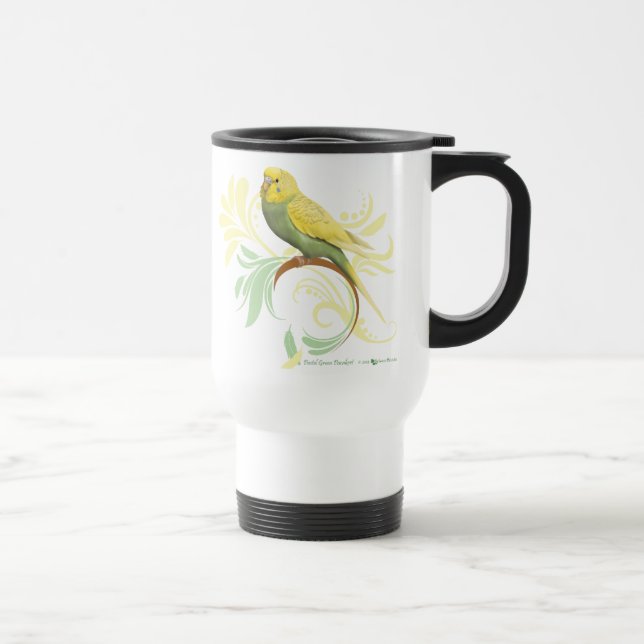 Caneca Térmica Pastel Green Parakeet (Direita)