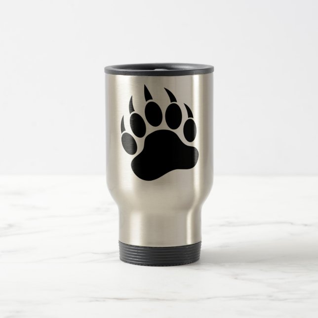 Caneca Térmica Pata de urso preto (Centro)