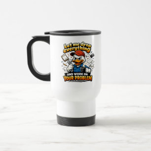 Caneca Térmica Pato Deixe-me Deixar Tudo